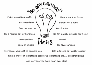 30 Day Challenge Ideas