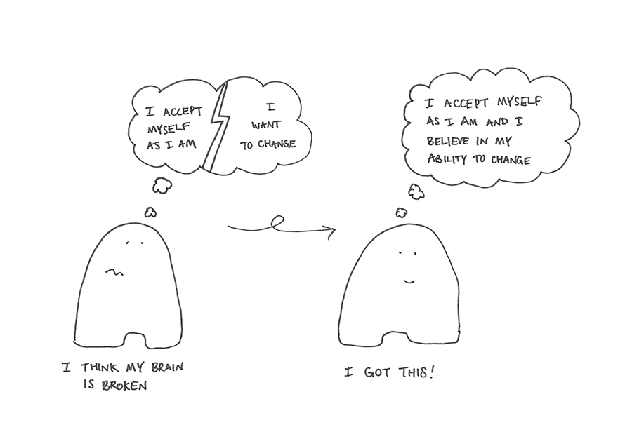 two characters demonstrate the change paradox
